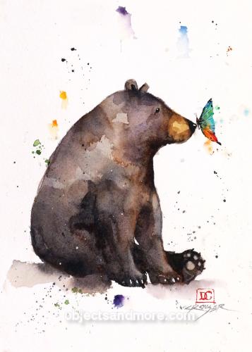 Bear & Butterfly by DEAN CROUSER